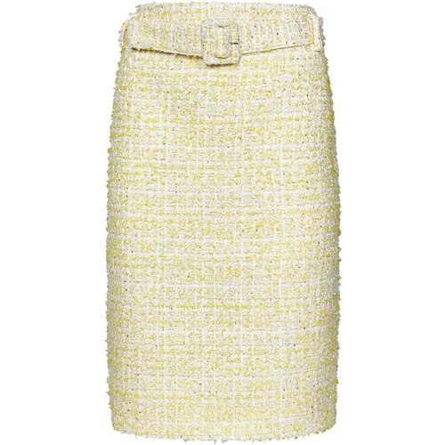 Bouclé Tweed Pencil Skirt , female, Sizes: S, M, L - Rotate Birger Christensen - Modalova