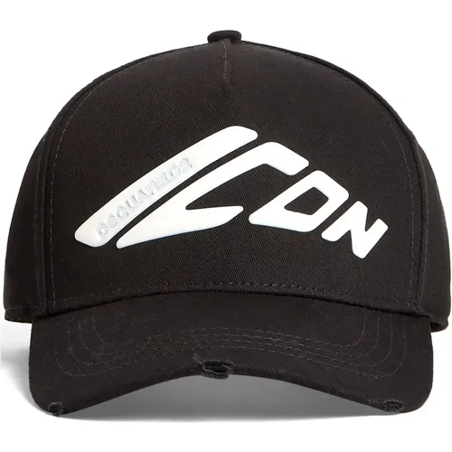 Icon Baseball Cap , male, Sizes: ONE SIZE - Dsquared2 - Modalova