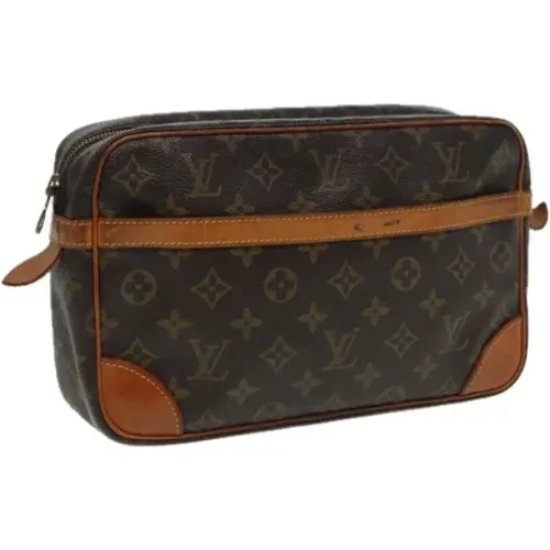 Pre-owned Canvas clutches , female, Sizes: ONE SIZE - Louis Vuitton Vintage - Modalova