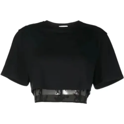 Casual Cotton Tee Shirt , female, Sizes: 2XS, XS, S - alexander mcqueen - Modalova
