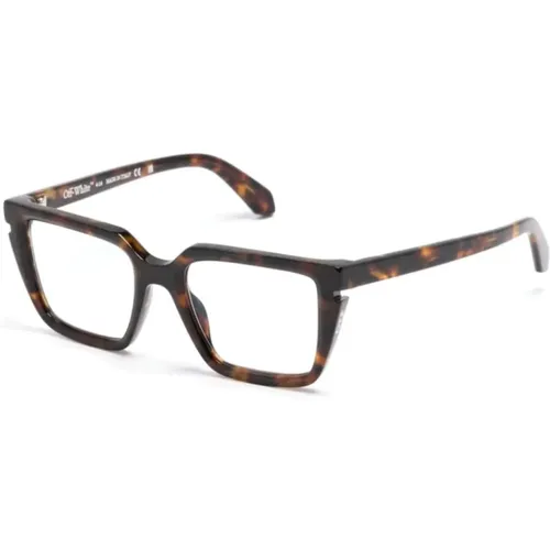 Braune Optische Brille Stilvoll Alltagsgebrauch,OERJ052 2500 Optical Frame - Off White - Modalova