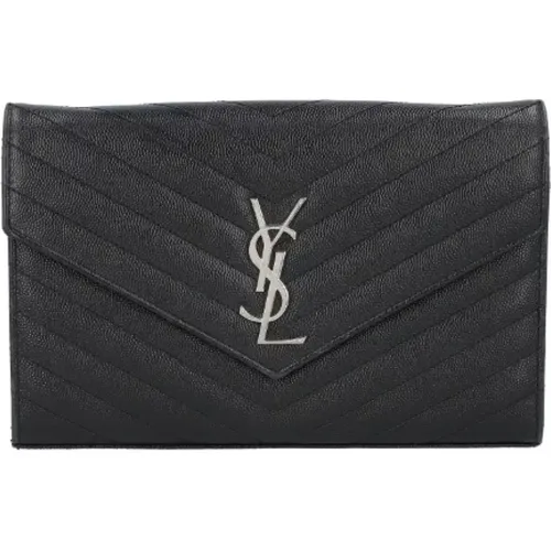 Pre-owned Leather shoulder-bags , female, Sizes: ONE SIZE - Yves Saint Laurent Vintage - Modalova