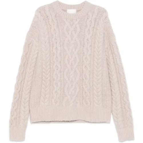 Beiger Zopfmuster-Strickpullover - Isabel marant - Modalova