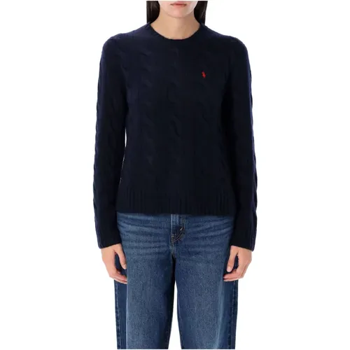 Women's Clothing Knitwear Hunter Navy Aw24 , female, Sizes: L, S - Ralph Lauren - Modalova