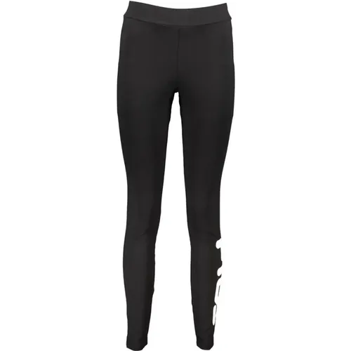 High-Waist Logo Print Leggings , Damen, Größe: XS - Fila - Modalova