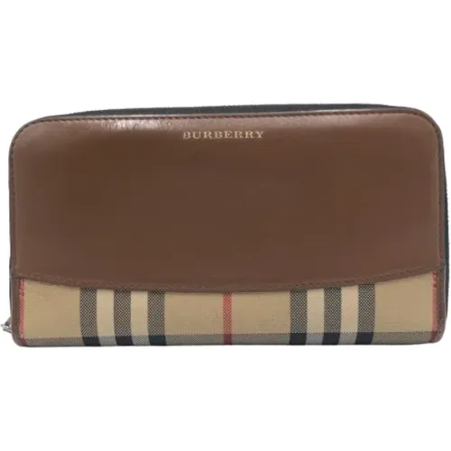 Pre-owned Canvas wallets , female, Sizes: ONE SIZE - Burberry Vintage - Modalova