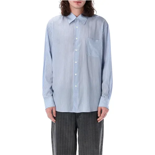 Japanese Striped Shirt Flat Corp Ss24 , male, Sizes: L - Our Legacy - Modalova