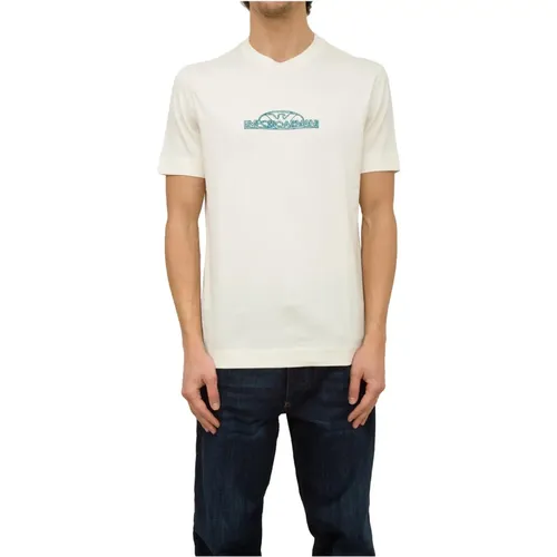 T-Shirts , male, Sizes: 2XL, L, XL - Emporio Armani - Modalova