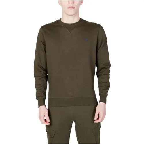 Mens Hoodless Sweatshirt , male, Sizes: S, XL, M, L, 2XL - U.s. Polo Assn. - Modalova