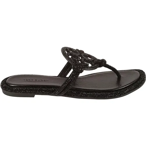 Knotted Pave Sandalen , Damen, Größe: 36 1/2 EU - TORY BURCH - Modalova