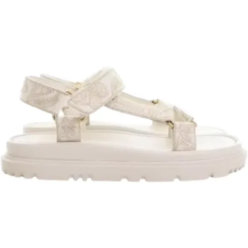 Pre-owned Canvas sandals , female, Sizes: 4 UK - Dior Vintage - Modalova