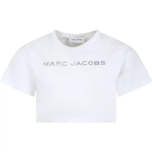 Weißes Baumwoll-Kurzarm-T-Shirt - Marc Jacobs - Modalova
