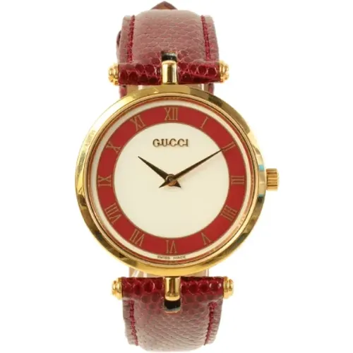 Pre-owned Stainless Steel watches , female, Sizes: ONE SIZE - Gucci Vintage - Modalova