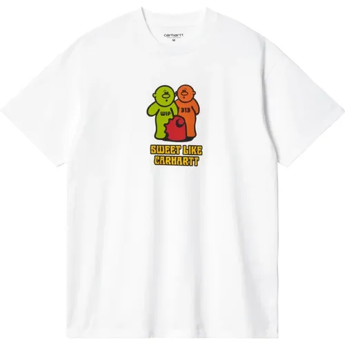 Gummy Half-Sleeved Cotton T-Shirt , male, Sizes: S - Carhartt WIP - Modalova