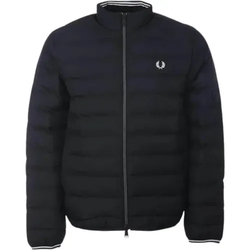 Insulated Jacket with Zipper , male, Sizes: XL - Fred Perry - Modalova