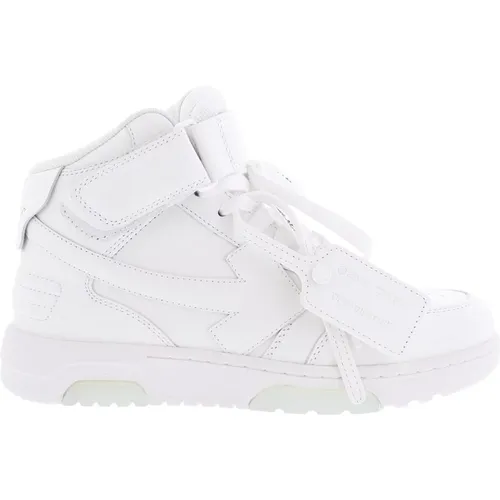 Off , Mid Sneaker Womens Shoes , female, Sizes: 6 UK, 5 UK, 3 UK, 4 UK - Off White - Modalova