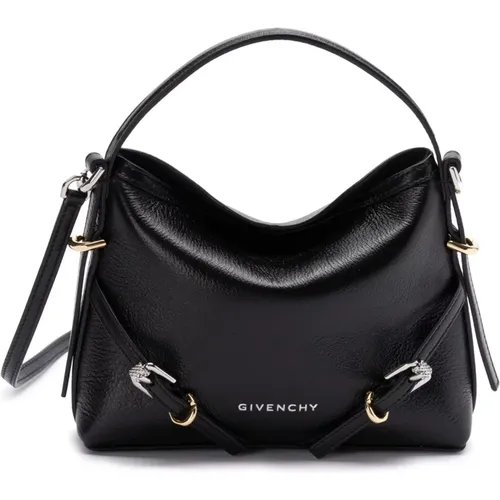 Schwarze Nano Handtasche mit Metallischen Details - Givenchy - Modalova