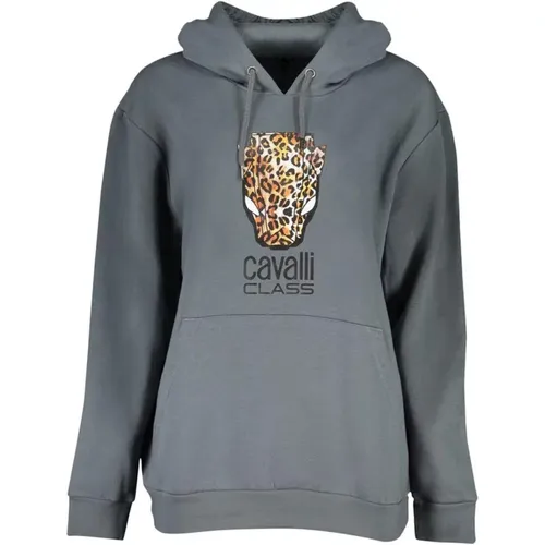 Cotton Sweater , female, Sizes: 2XL, XL, L - Cavalli Class - Modalova