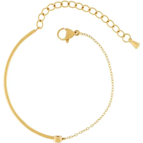 Klar CZ Gold Armband , Damen, Größe: ONE Size - Dansk Copenhagen - Modalova