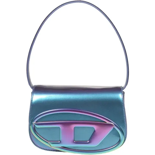 Iridescent Leder Schultertasche Multi - Diesel - Modalova