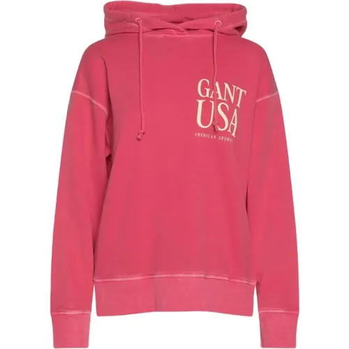 Gemütliche Sunfaded USA Hoodie - Gant - Modalova