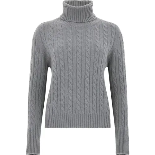 Cashmere Turtleneck Sweater , female, Sizes: M, XS, S - Tabaroni Cashmere - Modalova