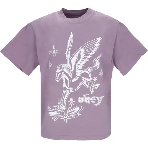 T-Shirts , Damen, Größe: S - Obey - Modalova
