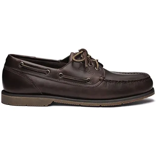 Men Leather Foresider Boat Shoes , male, Sizes: 6 UK, 10 UK - Sebago - Modalova