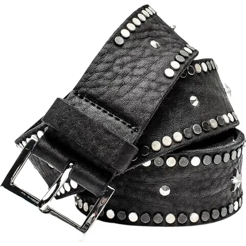 Studded Starlight Leather Belt , female, Sizes: M - Zadig & Voltaire - Modalova