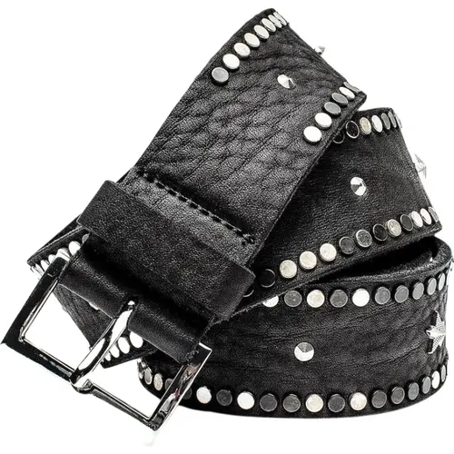 Studded Starlight Leather Belt , female, Sizes: M, L, S - Zadig & Voltaire - Modalova