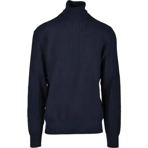 Baumwollmischung Wollstrickpullover , Herren, Größe: XL - Armani Exchange - Modalova