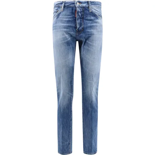 Blaue Jeans Wascheffekt Italien,Cool Guy Denim Jeans - Dsquared2 - Modalova