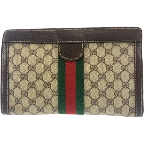 Pre-owned Canvas clutches , male, Sizes: ONE SIZE - Gucci Vintage - Modalova