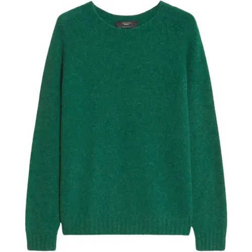 Soft fit alpaca and cotton sweater , female, Sizes: M, S, L - Max Mara Weekend - Modalova