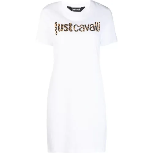 Weiße Pullover Kleid , Damen, Größe: XS - Just Cavalli - Modalova