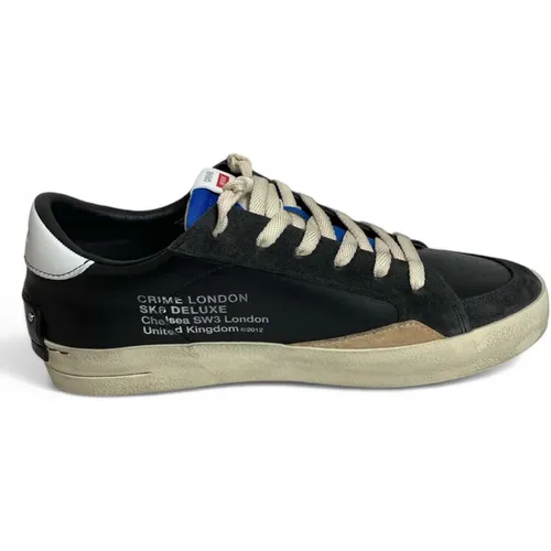 Deluxe Mens Sneaker Label , male, Sizes: 10 UK, 11 UK, 7 UK, 12 UK, 9 UK, 8 UK - Crime London - Modalova