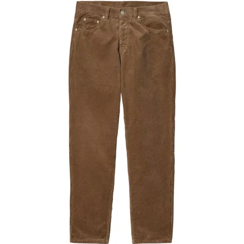 Newel Pants- Cord Trousers , male, Sizes: W36, W30, W28 - Carhartt WIP - Modalova