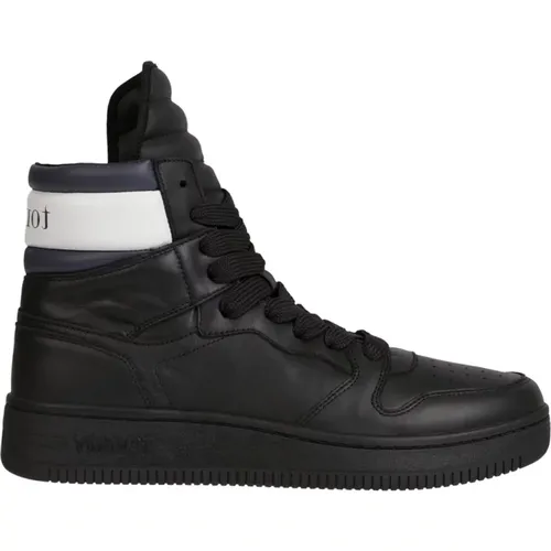 Zion 1 Shoe - Leather Sneakers , male, Sizes: 7 UK, 8 UK, 11 UK, 12 UK, 9 UK, 10 UK - Tommy Jeans - Modalova