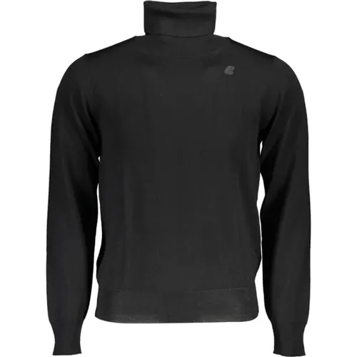 Wollrollkragenpullover mit Logo-Detail - K-way - Modalova