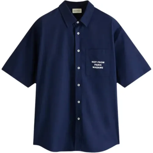 Short Sleeve Shirts , male, Sizes: M, L - Drole de Monsieur - Modalova