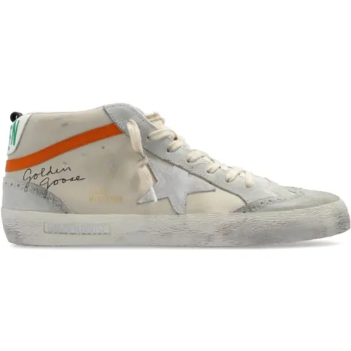 Orange Details High-Top Sneakers , Herren, Größe: 42 EU - Golden Goose - Modalova