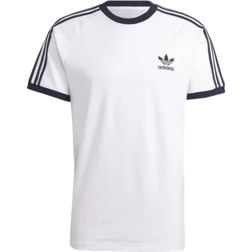 Stripes T-shirt , Herren, Größe: XL - Adidas - Modalova