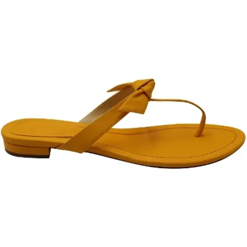 Pre-owned Leather sandals , female, Sizes: 3 1/2 UK - Alexandre Birman Pre-owned - Modalova