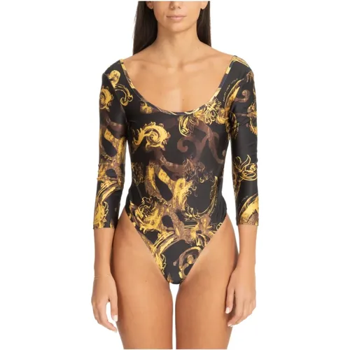 Abstrakter Bodysuit , Damen, Größe: XS - Versace Jeans Couture - Modalova