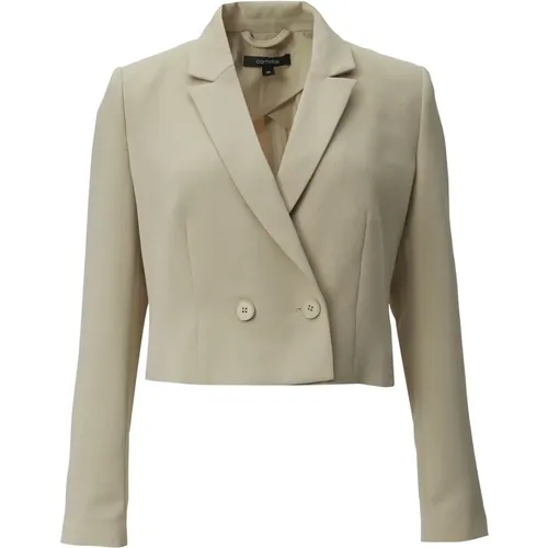 Kurzer Indoor-Blazer für jeden Anlass , Damen, Größe: M - comma - Modalova