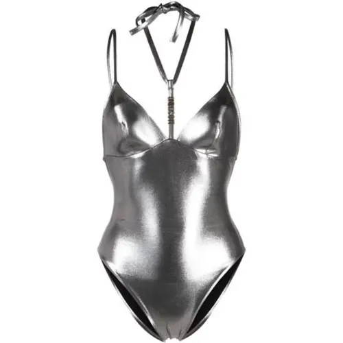 Silver , female, Sizes: M - Moschino - Modalova