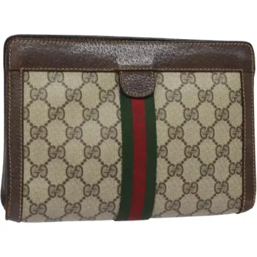 Pre-owned Leder clutches - Gucci Vintage - Modalova