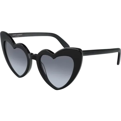 Sunglasses Loulou SL 187,Schwarz/Graue Sonnenbrille Loulou SL 181,/Grey Loulou SL 181 Sunglasses - Saint Laurent - Modalova