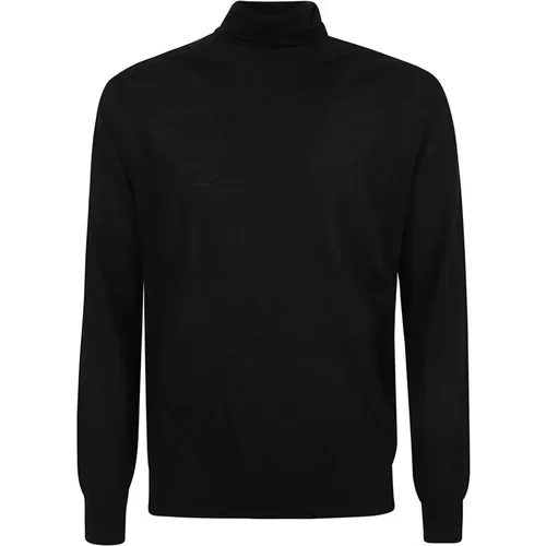 Schwarzer T Neck Pullover , Herren, Größe: XL - Ballantyne - Modalova