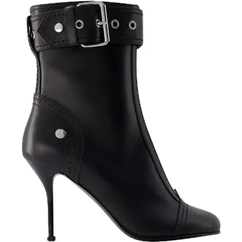 Leder boots Alexander McQueen - alexander mcqueen - Modalova